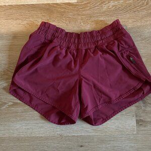 Maroon Lululemon Shorts